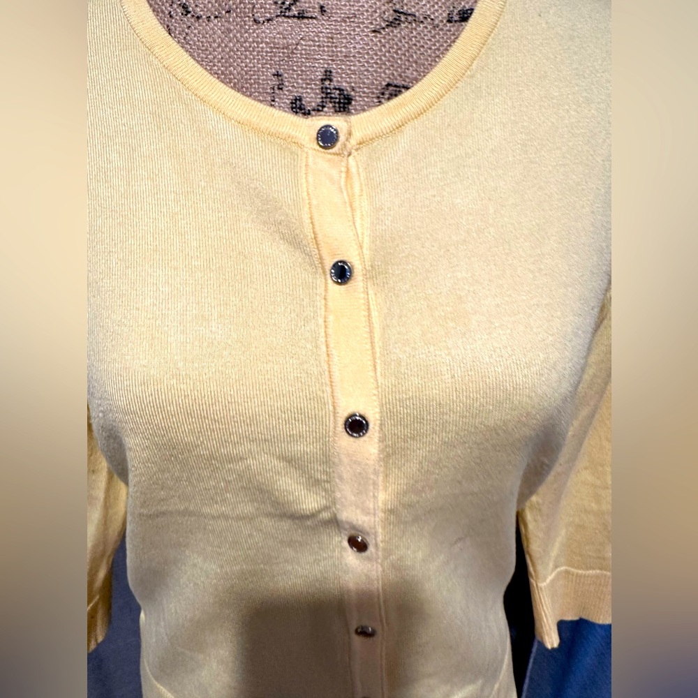 WHBM Cardigan - Size M - Yellow